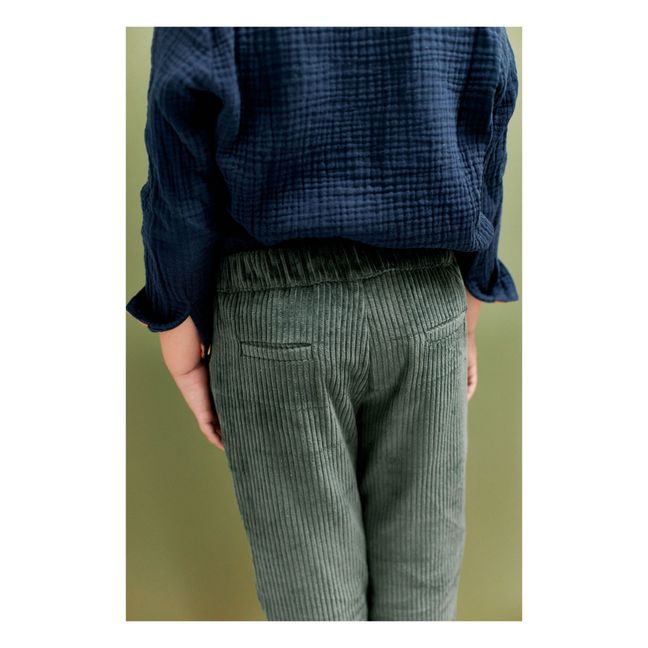 Robinson Velvet Trousers | Green