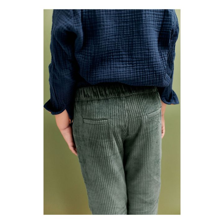 Robinson Velvet Trousers | Green- Product image n°2