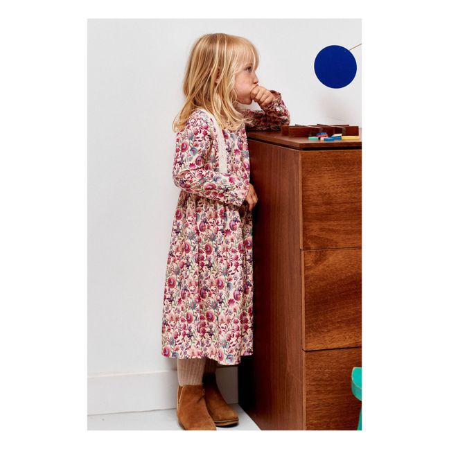 Robe Fleurs Scarlette | Rose