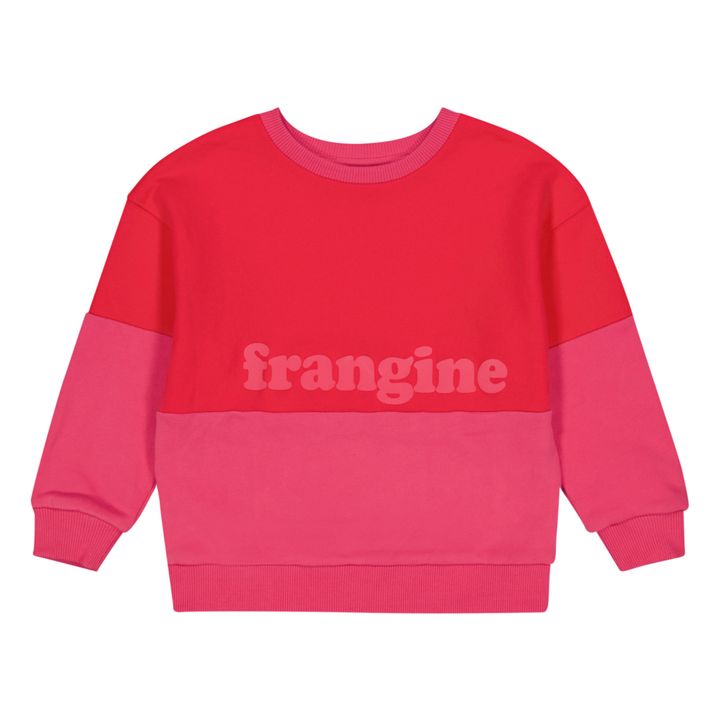 Sweatshirt aus Bio-Baumwolle Edith Frangin | Rosa- Produktbild Nr. 0