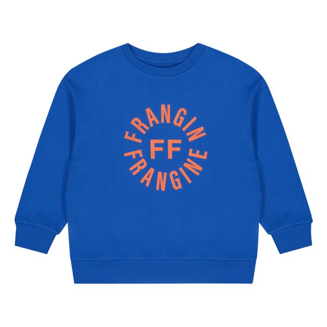 Sweat Coton Bio Edith Logo | Bleu