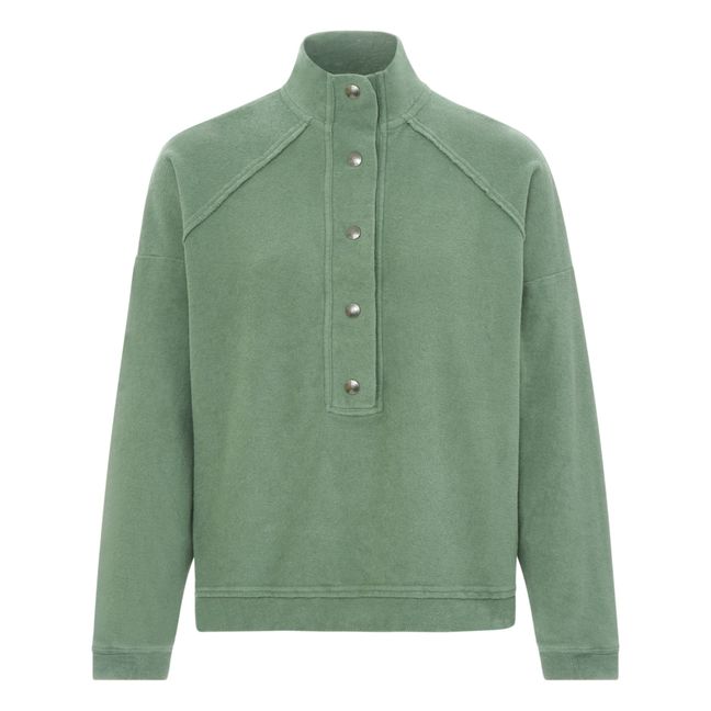 Sweatshirt Tullen | Jadegrün