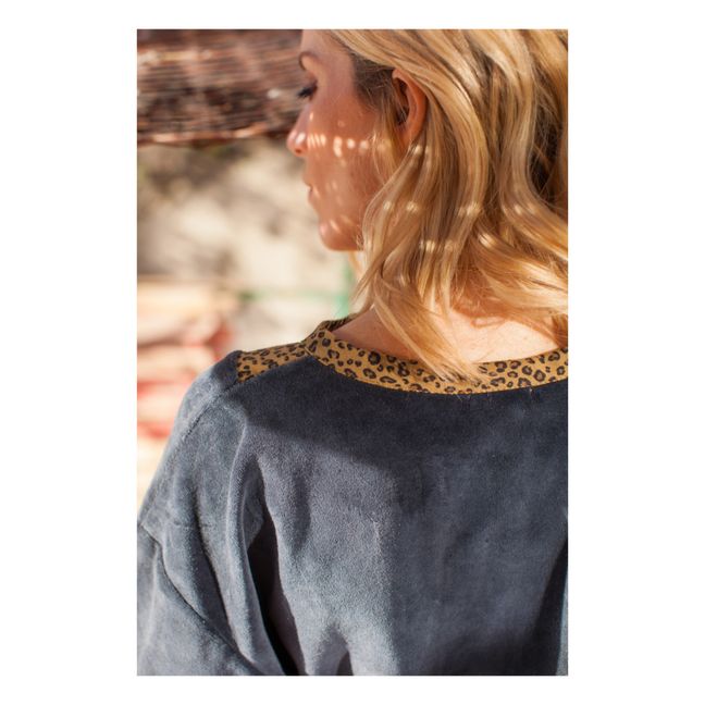 Sweat Coton Velours Col Garbadine Chloé - Collection Femme  | Azul