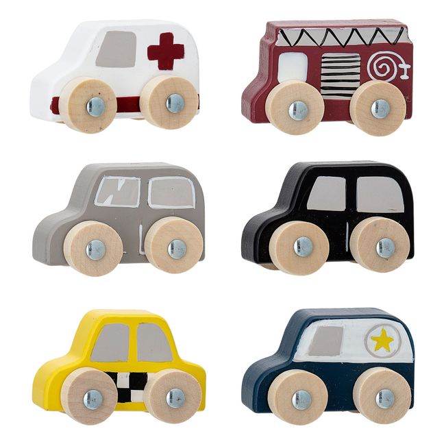Automobili Avin in legno - set di 6
