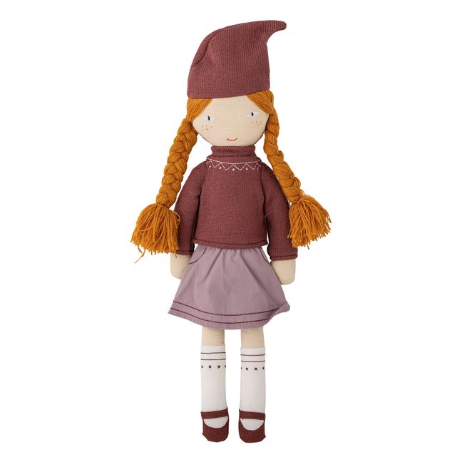 Elf girl doll in cotton and linen