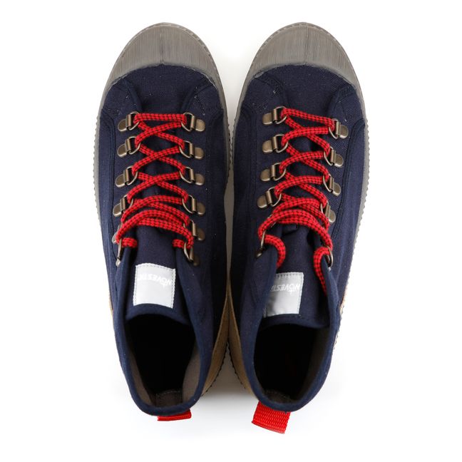 Sneakers Star Hiker con lacci | Blu marino