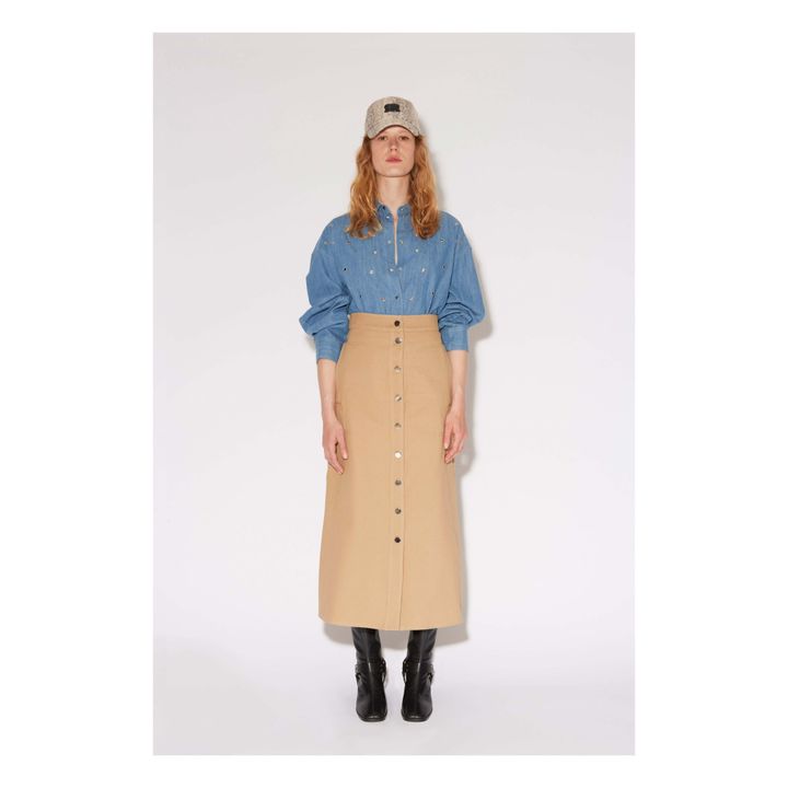 Lucciana Bijou shirt | Blue- Product image n°0