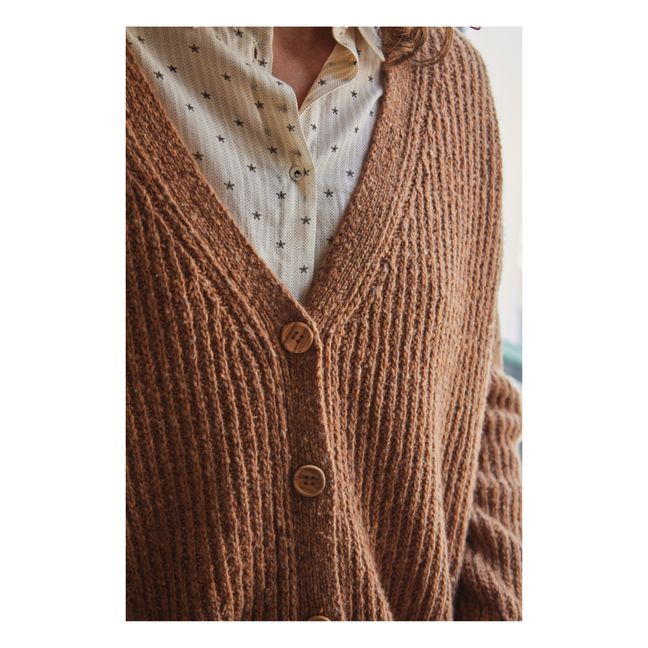 Cardigan in lana di Yuzzle - Collezione donna  | Caramello