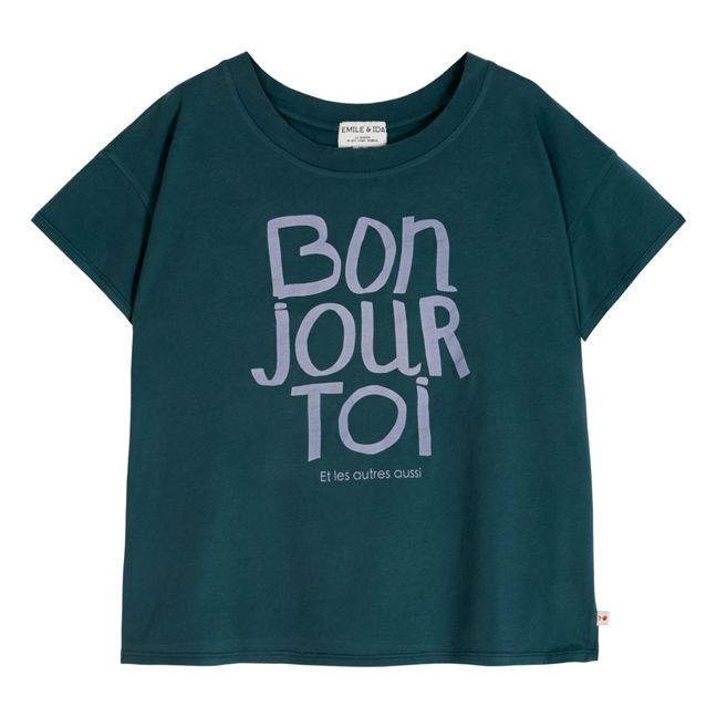 T-Shirt Bio-Baumwolle Ydole - Damenkollektion  | Chromgrün