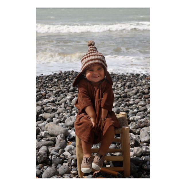 Robe Velours Côtelé Coton Bio Gather | Chocolat