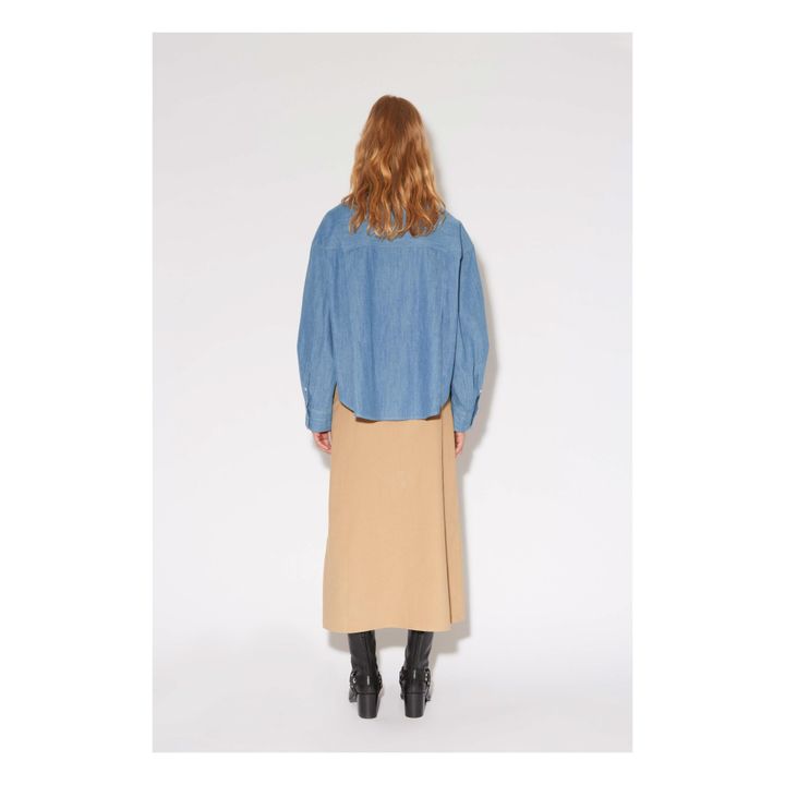 Lucciana Bijou shirt | Blue- Product image n°3