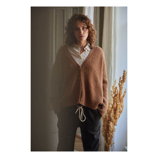 Cardigan in lana di Yuzzle - Collezione donna  | Caramello