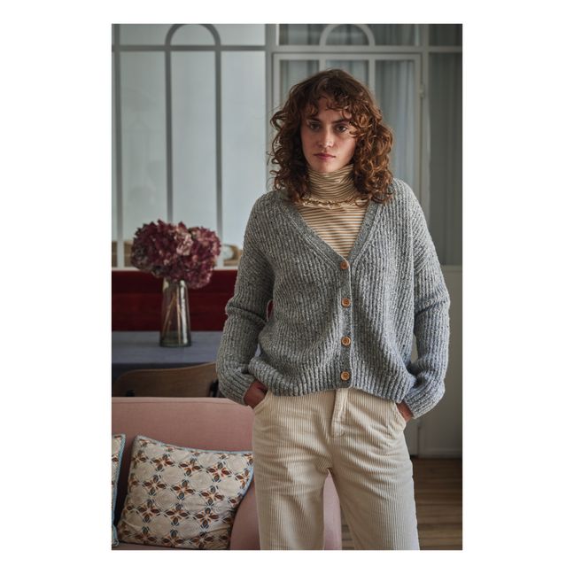 Cardigan Laine Yuzzle - Collection Femme  | Heather grey