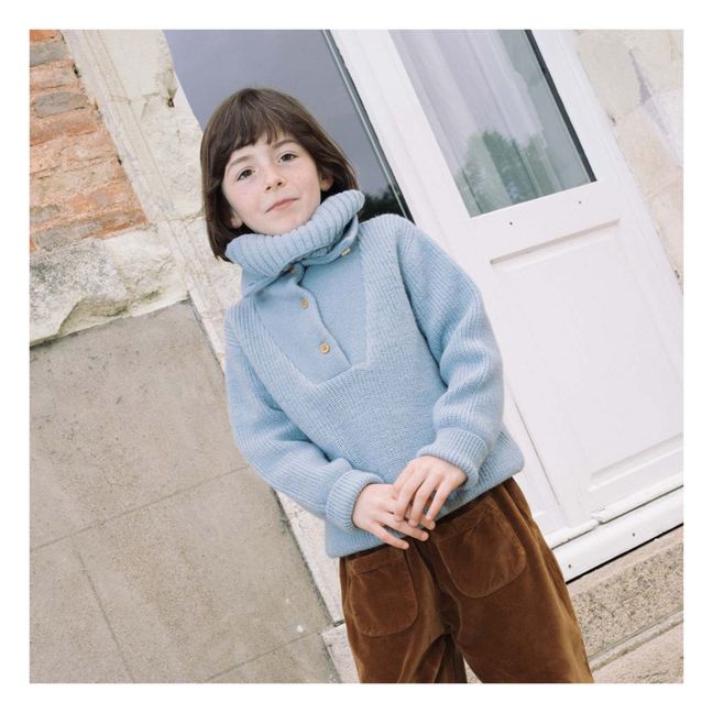 Clotaire Wool Sweater | Blue