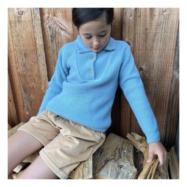 Jersey de lana Clotaire | Azul