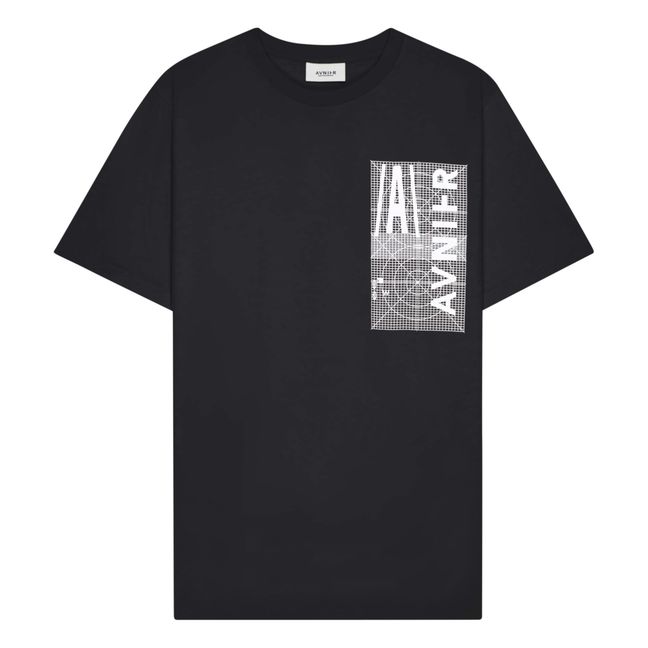 T-Shirt Source Black Mire Coton Bio | Schwarz