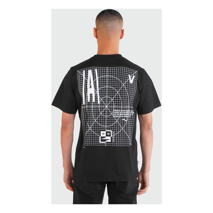 Camiseta de algodón orgánico Source Black Mire | Negro- Imagen del producto n°3