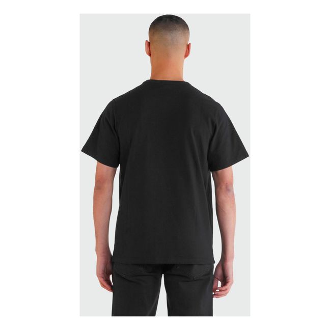 Camiseta de algodón ecológico Prelude | Negro