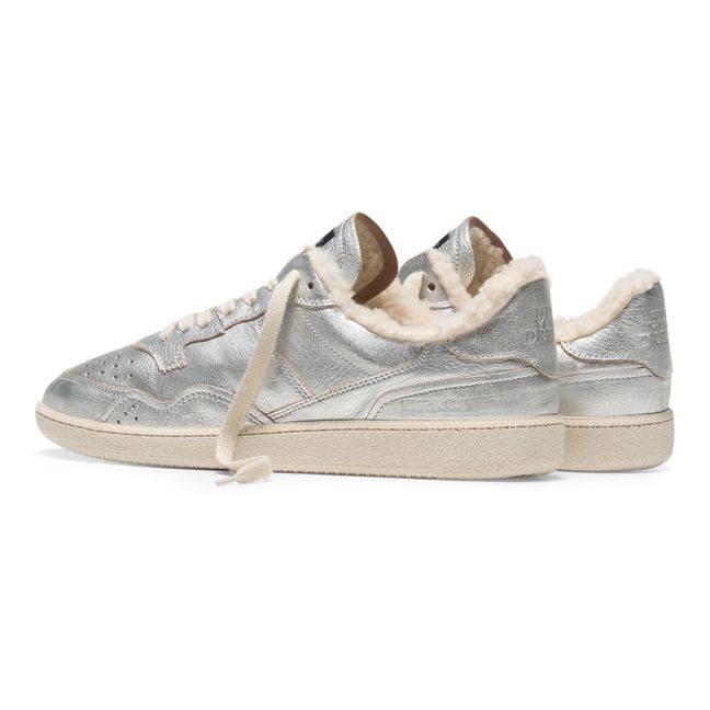 Mega T Polar Fleece Sneakers | Silver