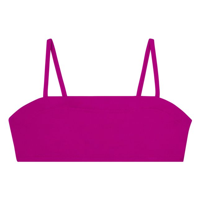 Haut de Maillot Azur | Rose fuschia