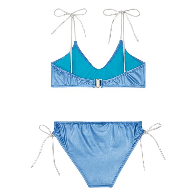 Bikini Pailletten Sorbet | Blau