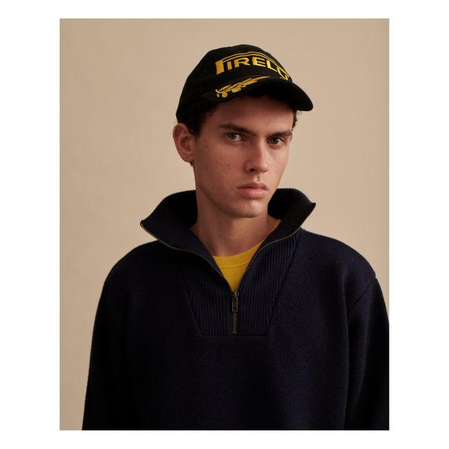 Pull Zippé Youri | Bleu marine