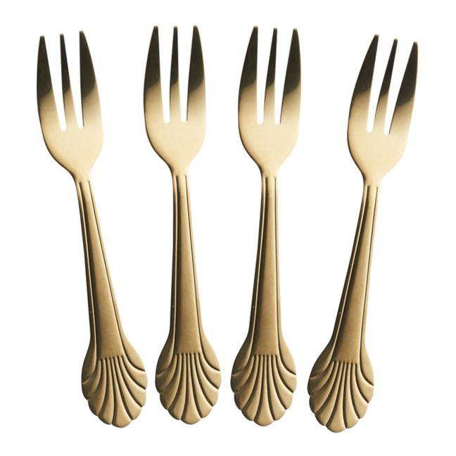 Petites fourchettes - Set de 4 | Gold