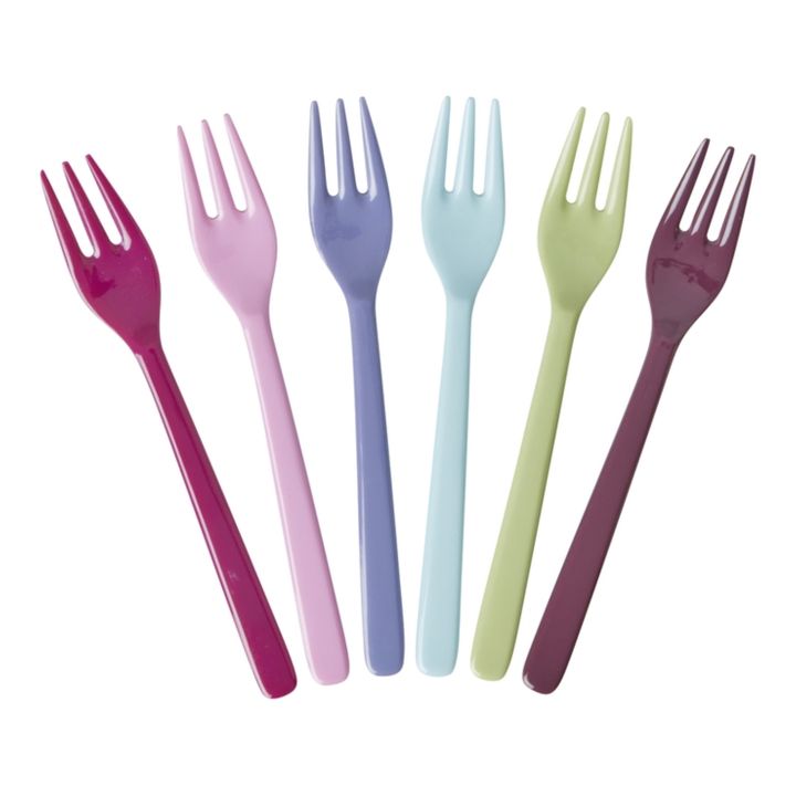 Tenedores de colores - Juego de 6- Imagen del producto n°0