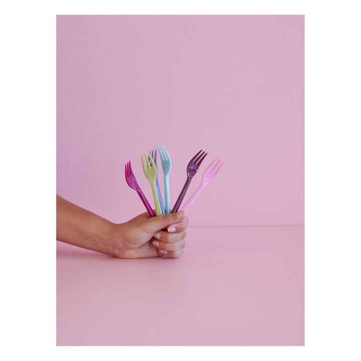 Tenedores de colores - Juego de 6- Imagen del producto n°1