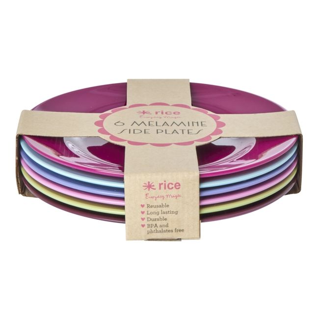 Assiettes color - Set de 6