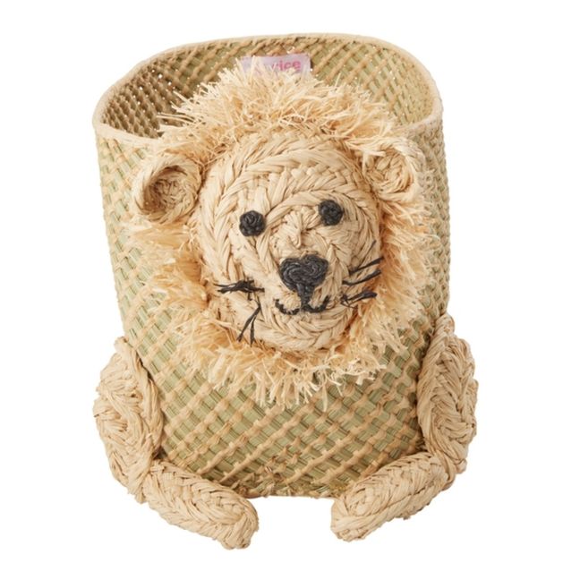Panière de rangement Lion  | Naturel