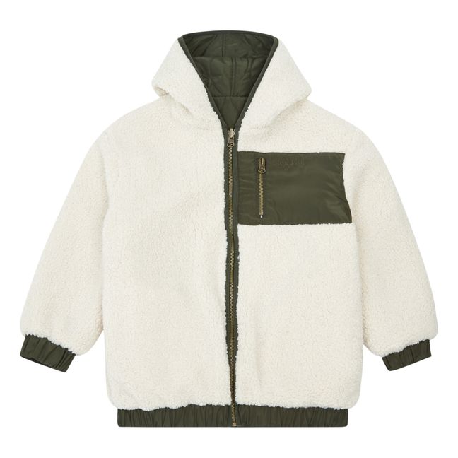 Parka Reversibile Foderato Gufo | Verde militare
