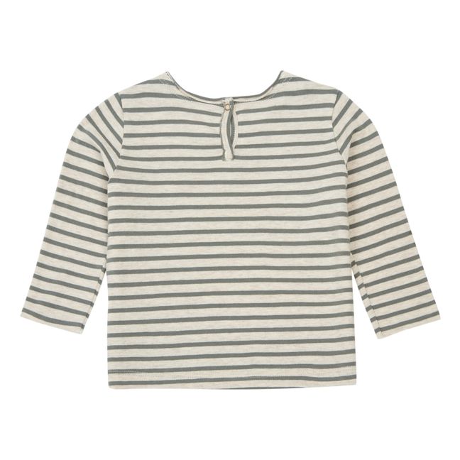 Striped Pocket T-Shirt | Khaki