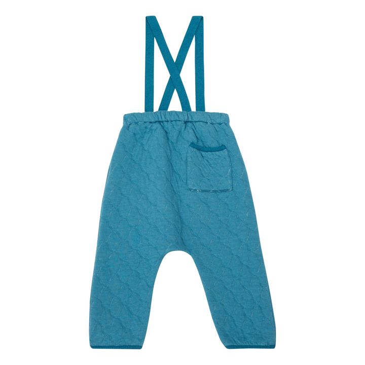 Pantalón de harén acolchado con tirantes Molton | Azul- Imagen del producto n°1