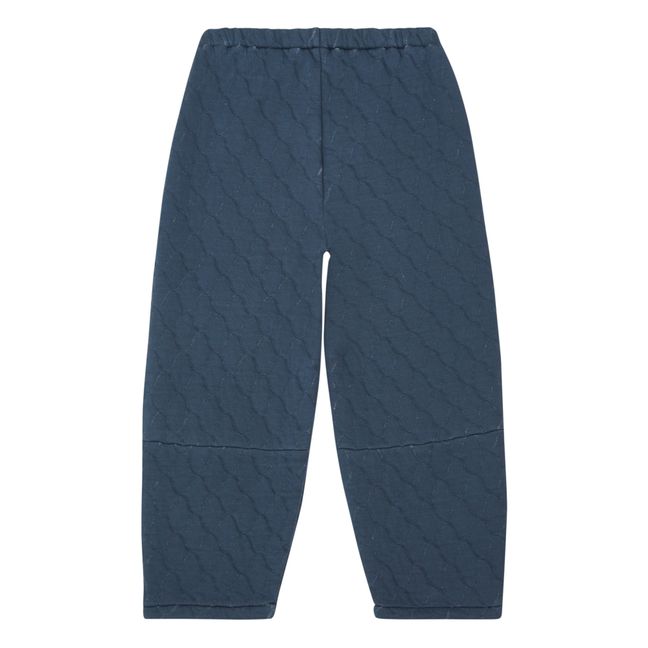 Pantalon Molleton Matelassé | Navy blue