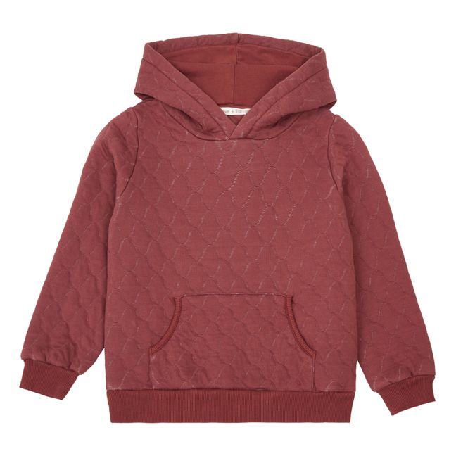 Sweat à Capuche Matelassé | Rosa