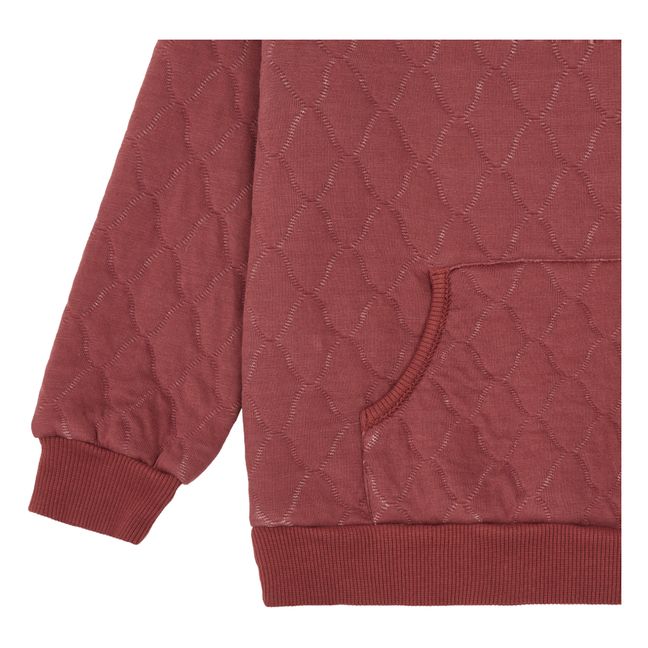 Sweat à Capuche Matelassé | Rosa