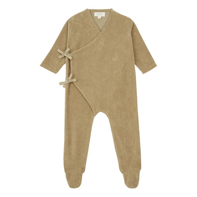 Pyjama Cache-Cœur Coton Bio Eponge | Topo
