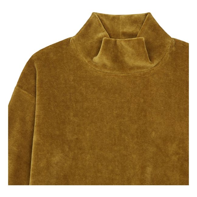 Pull Coton Bio Velours | Bronze