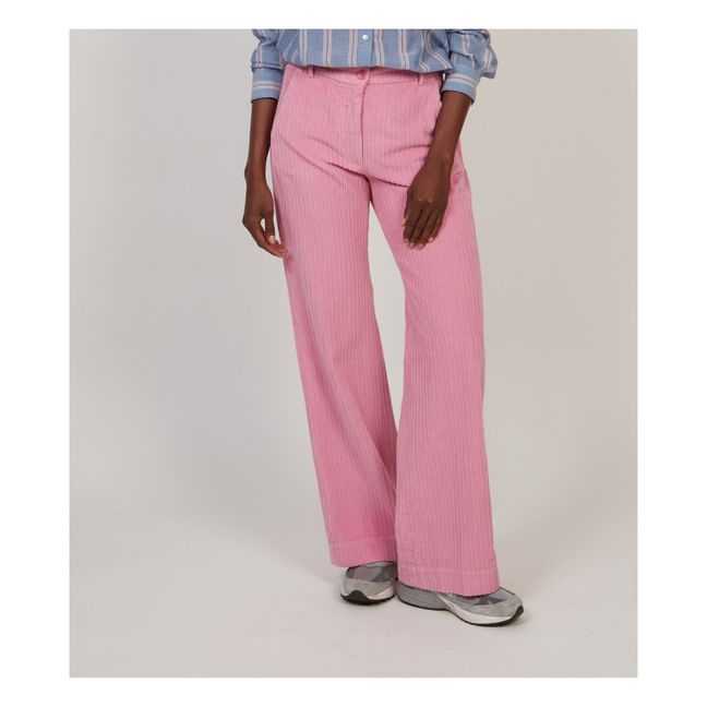 Pantaloni a coste Pandora | Rosa