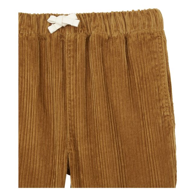 Velvet Organic Cotton Jogging Trousers | Brown