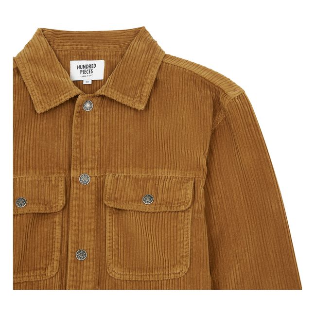 Velvet Organic Cotton Shirt | Brown