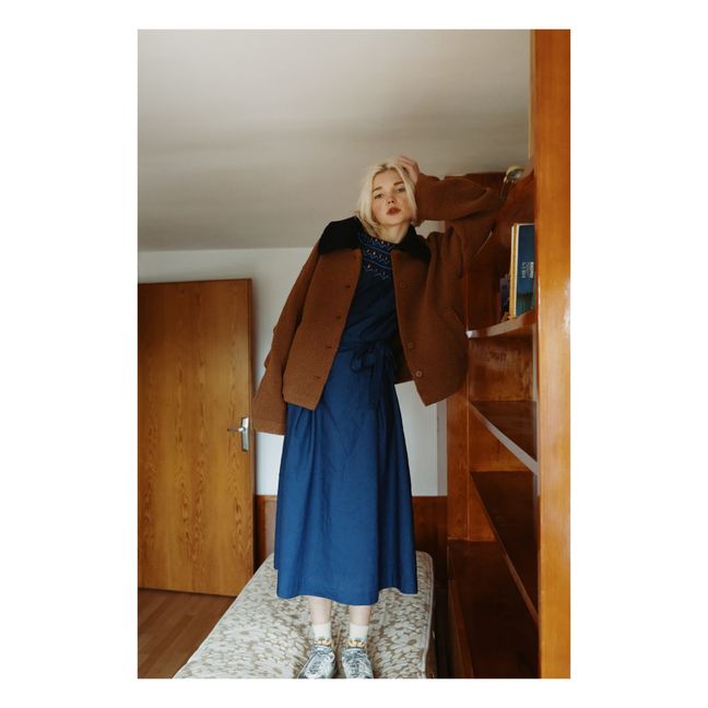 Robe Ceinturée | Blu marino