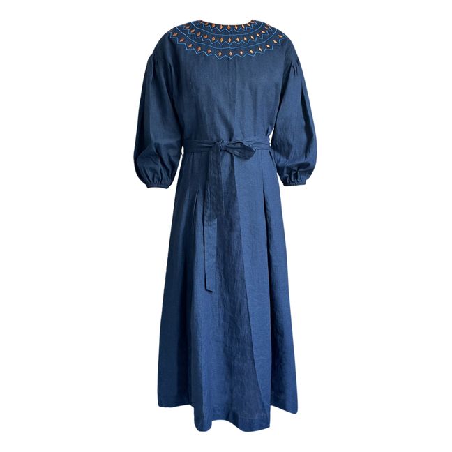 Robe Ceinturée | Blu marino