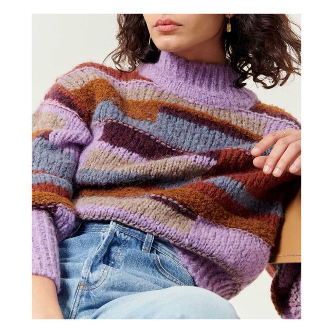 Pullover Doralia Alpaka | Violett