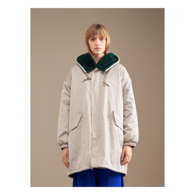 Gefütterter Parka Laos - Damenkollektion | Kreidefarbe