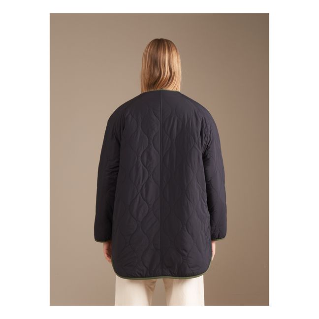 Hamon Reversible Jacket in Recycled Materials - Women's Collection | Black