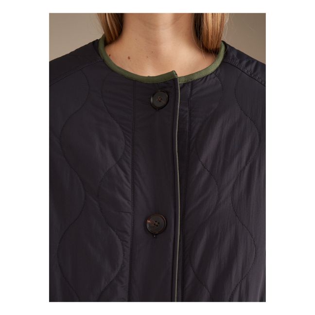 Hamon Reversible Jacket in Recycled Materials - Women's Collection | Black
