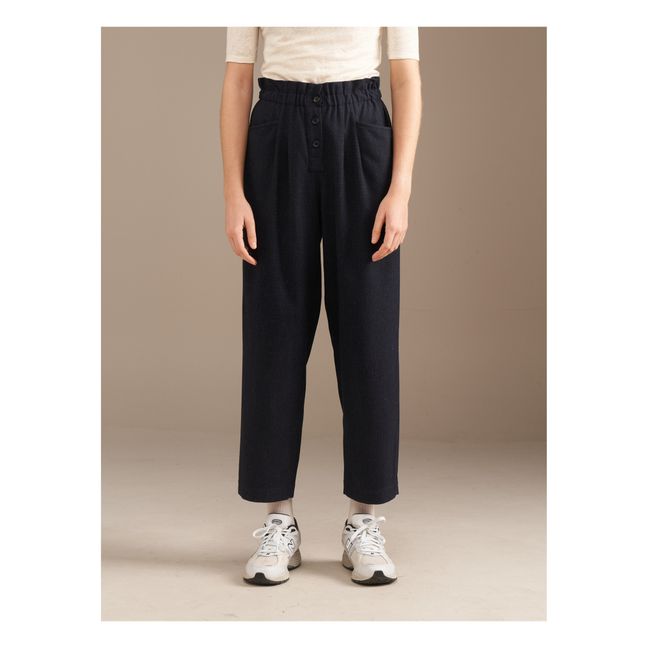 Pantaloni a righe Lilo - Collezione donna | Blu marino