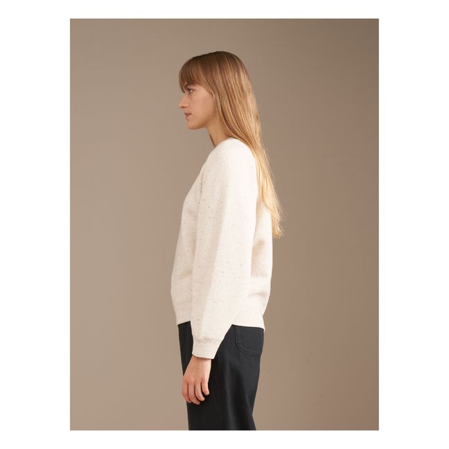 Sweat Fella Moucheté - Collection Femme | Ecru